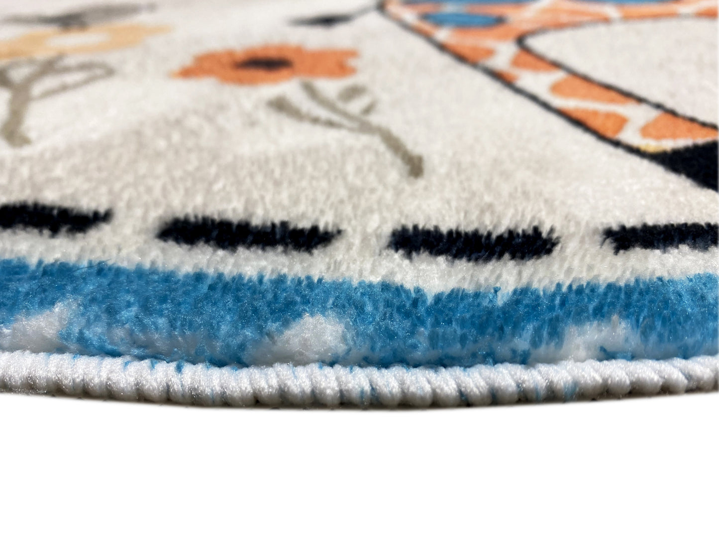 Tapete infantil redondo Animais, 100 cm