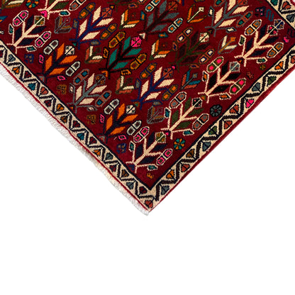 Tapete Poshti, Vermelho - 69x58 cm