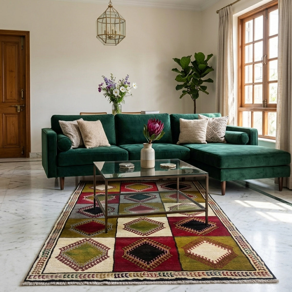 Tapete Shiraz Qashqai - 206x120 cm