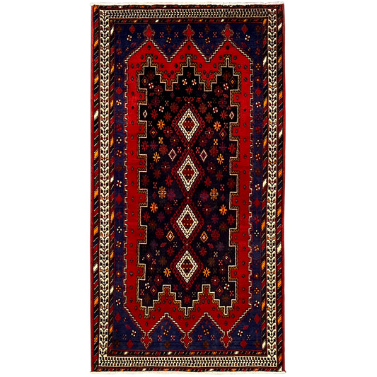 Sirjan Läufer Teppich 208x107 cm - German Carpet Shop