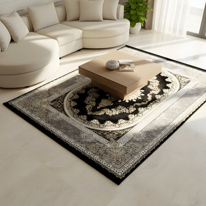 Tapete azul marinho 170x240cm