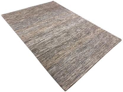 Natural Gabbeh rug crafted from hand-spun wool