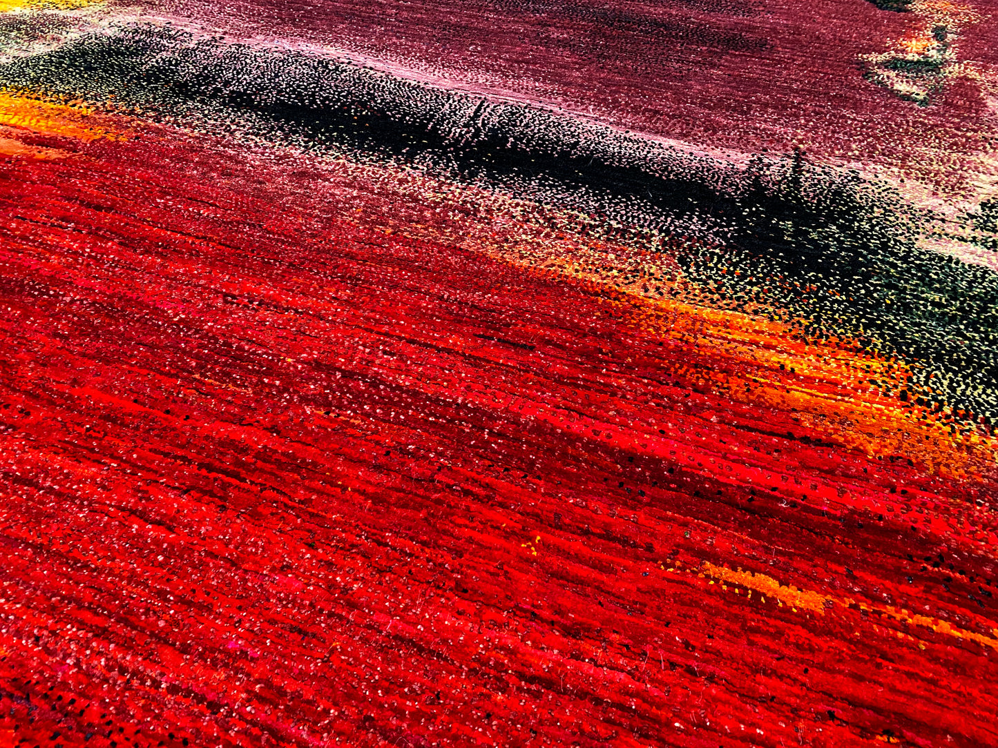 Abstrakter Premium Teppich mit weicher Struktur