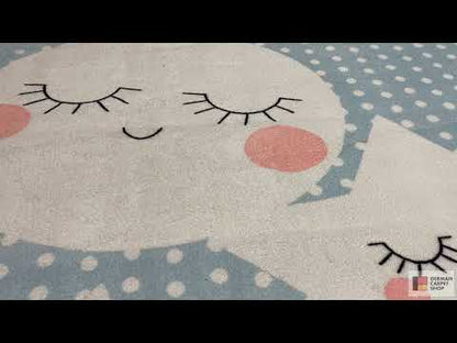 Tapete infantil «Mundo das Estrelas», azul, 140x200 cm