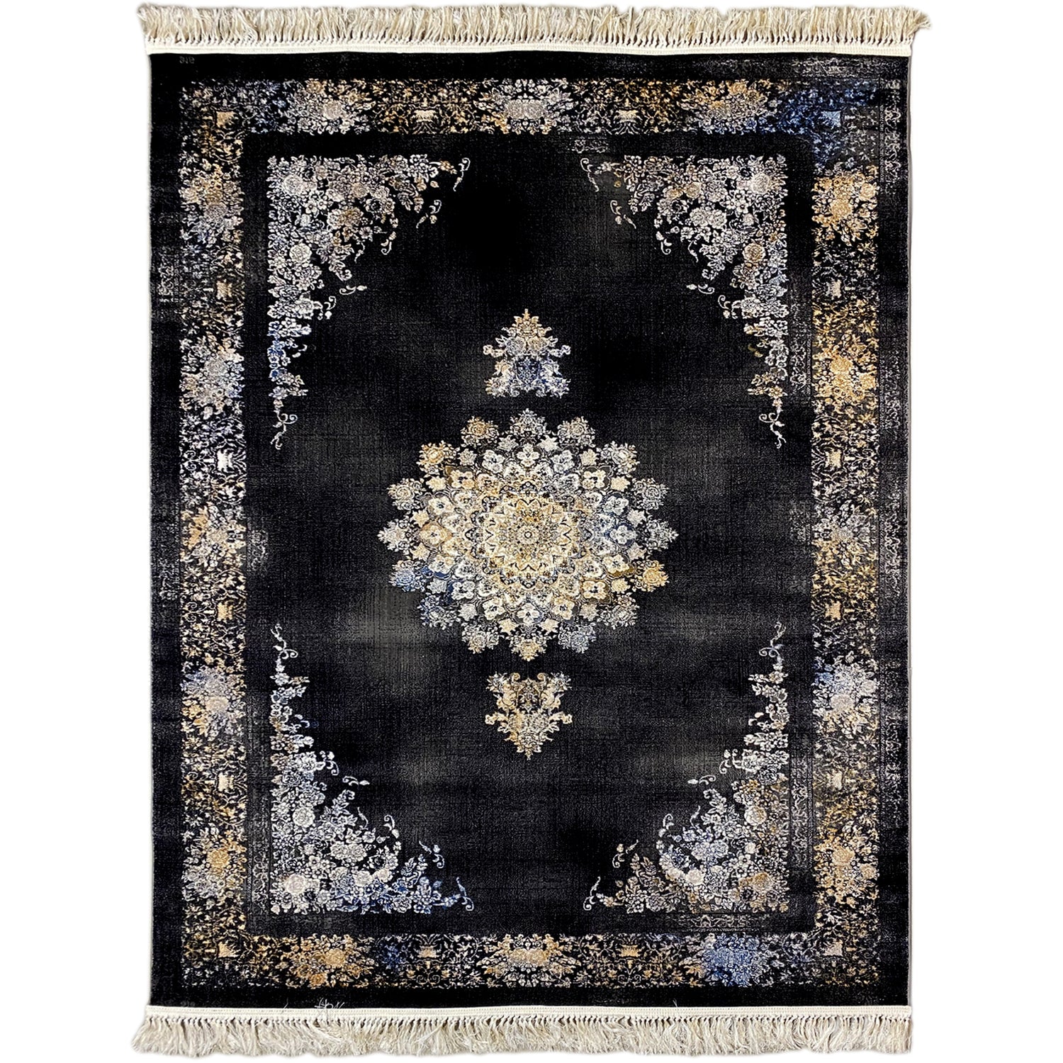 Gewebter Teppich Polypropylen Grau Beige Geometrisch Modern 160x230 für Wohnzimmer.	